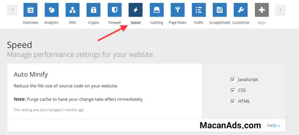 رفع خطای Minify HTML در Cloudflare