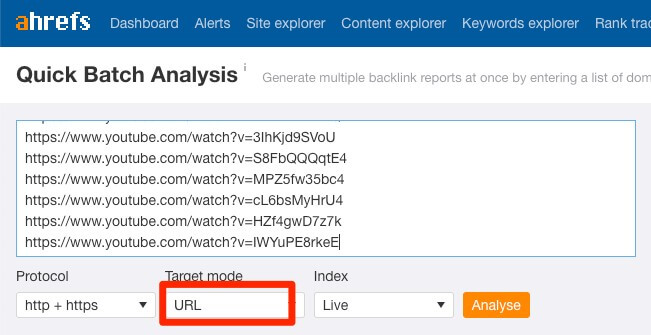 آنالیز Ahrefs